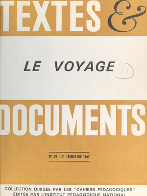 cover image of Le voyage